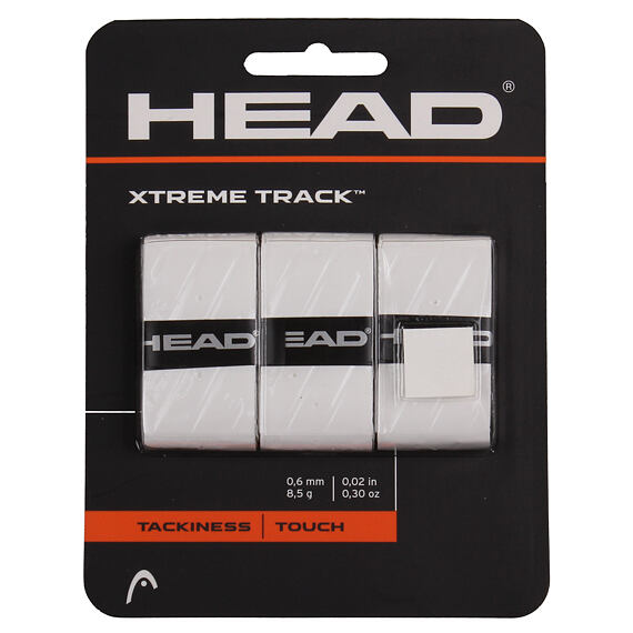 XtremeTrack overgrip omotávka tl. 0,6 mm bílá