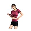 Runner Short 2W fitness set plum