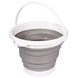 Pail folding bucket grey