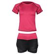 Runner Short 2W fitness set plum