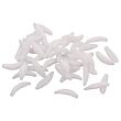 Bait Soft Worms bread worms 50 pcs white