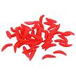 Bait Soft Worms bread worms 50 pcs red